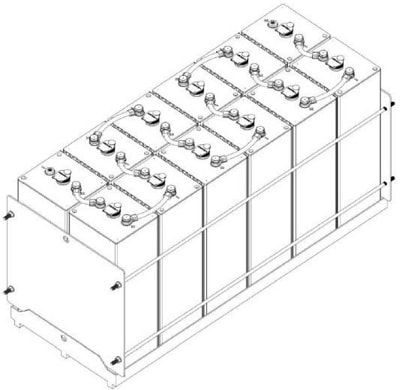 Βάση για 24 SUNLIGHT RES SOPzV 2V 1360Ah C120