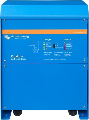 Victron Quattro 5000VA 24V 120A DC 100A AC