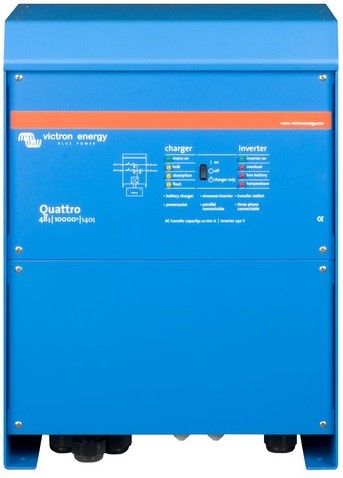 Victron Quattro 10000VA 48V 140A DC 100A AC