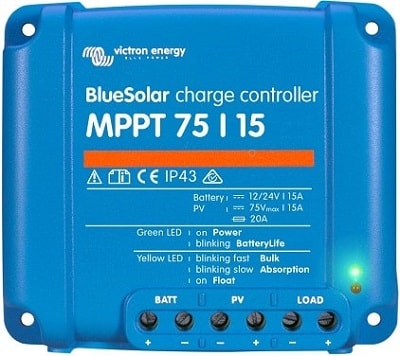 Victron BlueSolar 15A 75V MPPT