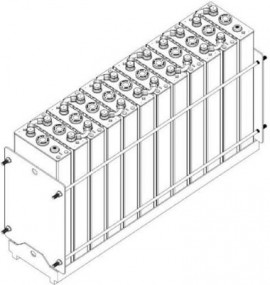 Βάση για 6 SUNLIGHT RES SOPzS 2V 1380Ah C120